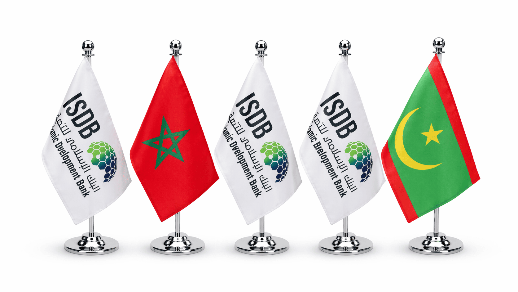 Drapeaux de Table Personnalisés - Logos et Entreprises