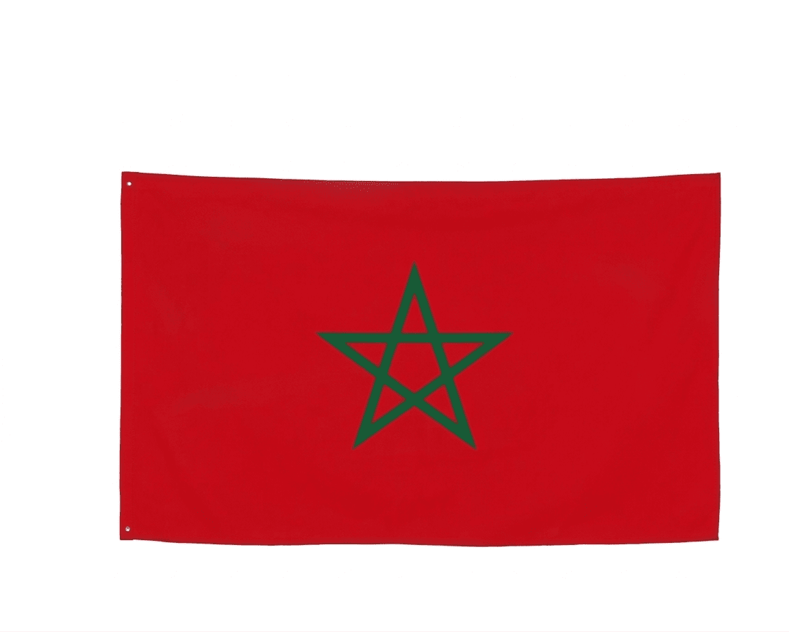 Drapeau National du Maroc - Haute Qualité